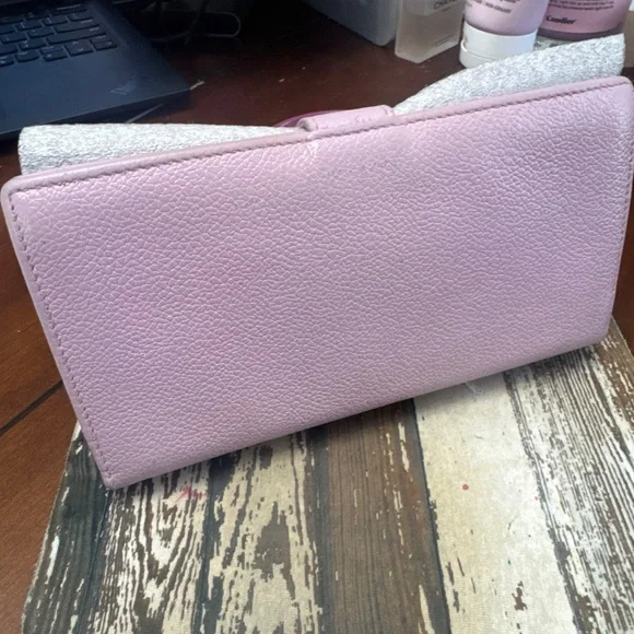 *Bvlgari* Pretty Lavender Lilac Leather Wallet $680 RV PRELOVED VGUC - Picture 6 of 6